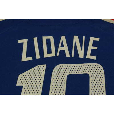 Maillot France rétro domicile N°10 ZIDANE 2002-2003 - Adidas - Equipe de France