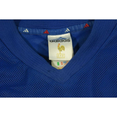 Maillot France rétro domicile N°10 ZIDANE 2002-2003 - Adidas - Equipe de France