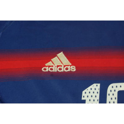 Maillot France rétro domicile N°10 ZIDANE 2004-2005 - Adidas - Equipe de France