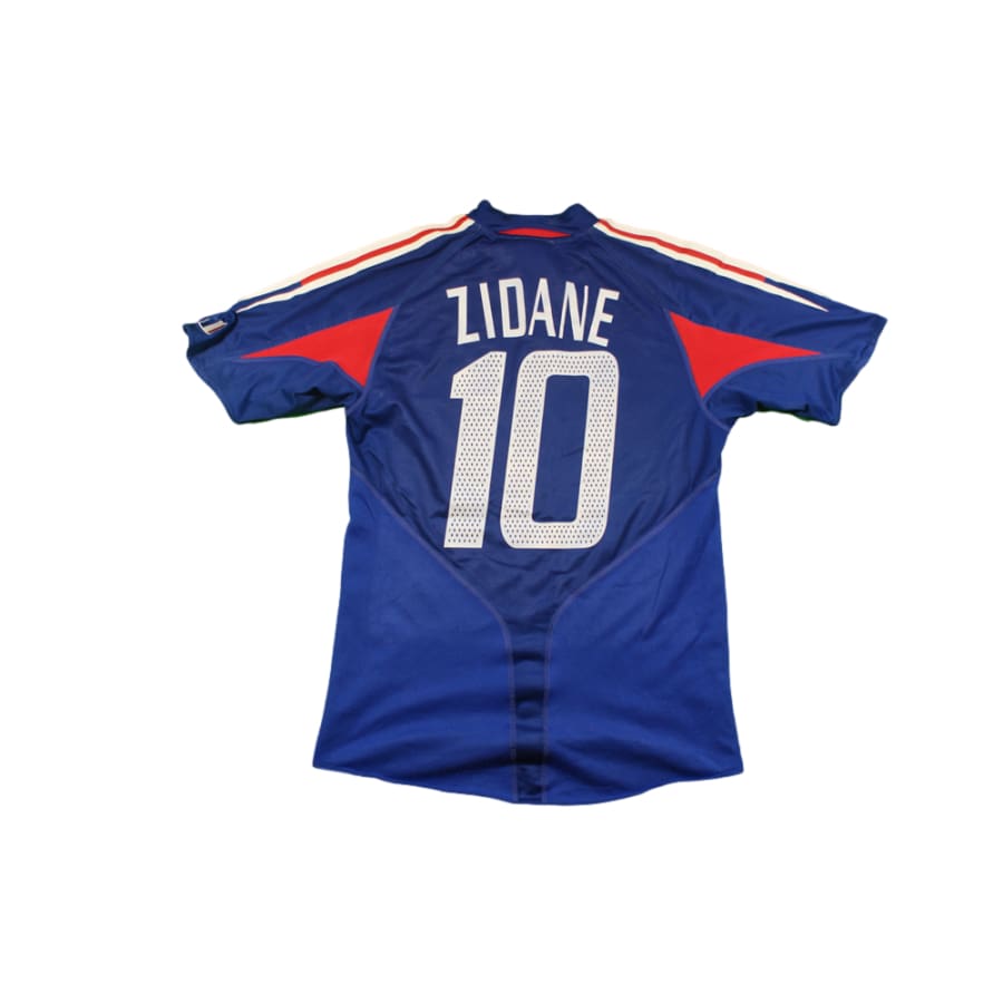 Maillot France rétro domicile N°10 ZIDANE 2004-2005 - Adidas - Equipe de France