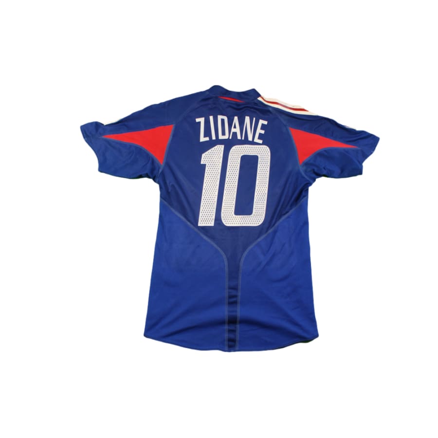 Maillot France rétro domicile N°10 ZIDANE 2004-2005 - Adidas - Equipe de France