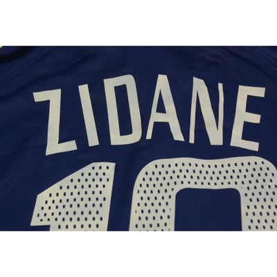 Maillot France rétro domicile N°10 ZIDANE 2004-2005 - Adidas - Equipe de France