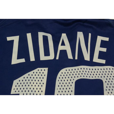 Maillot France rétro domicile N°10 ZIDANE 2004-2005 - Adidas - Equipe de France