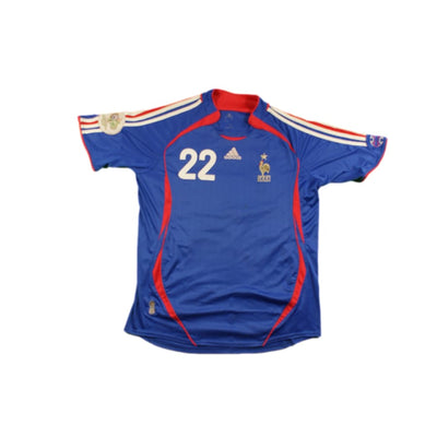 Maillot France rétro domicile N°22 RIBERY 2006-2007 - Adidas - Equipe de France