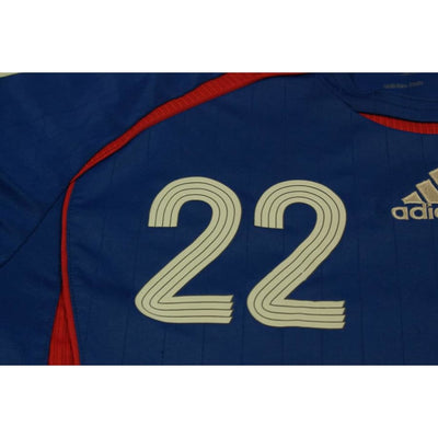 Maillot France rétro domicile N°22 RIBERY 2006-2007 - Adidas - Equipe de France