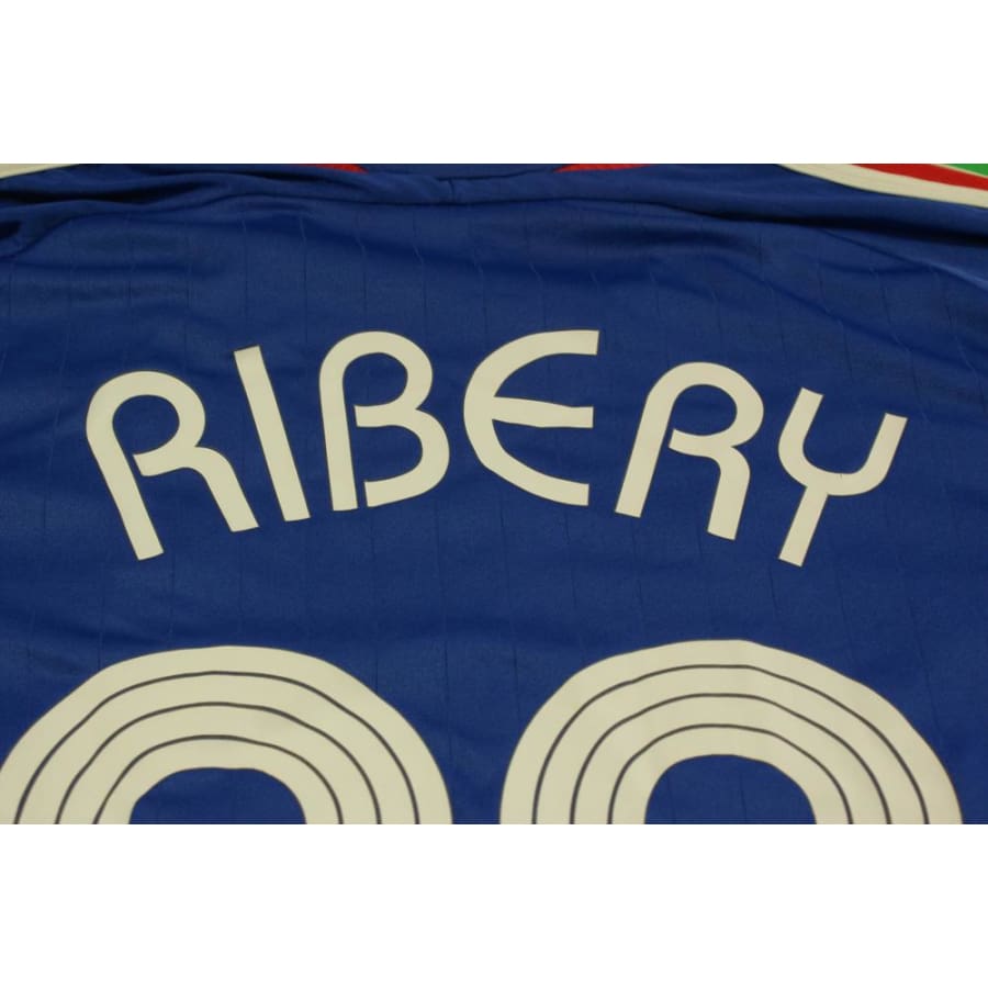 Maillot France rétro domicile N°22 RIBERY 2006-2007 - Adidas - Equipe de France