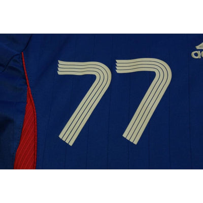 Maillot France rétro domicile N°77 Ouki 2006-2007 - Adidas - Equipe de France