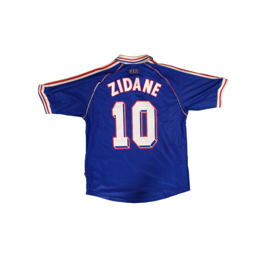 Maillot France vintage domicile #10 Zidane 1997-1998 - Adidas - Equipe de France