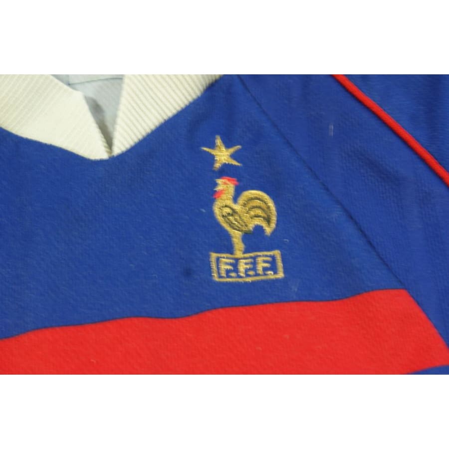 Maillot France vintage domicile N°10 ZIDANE 1998-1999 - Adidas - Equipe de France