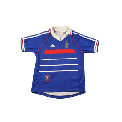 Maillot France vintage domicile N°10 ZIDANE 1998-1999 - Adidas - Equipe de France