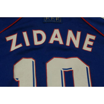 Maillot France vintage domicile N°10 ZIDANE 1998-1999 - Adidas - Equipe de France