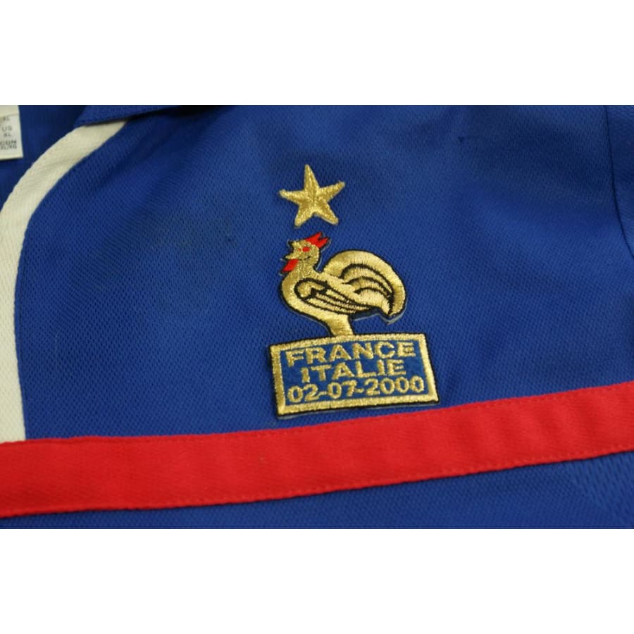 Maillot France vintage domicile N°10 ZIDANE 2000-2001 - Adidas - Equipe de France