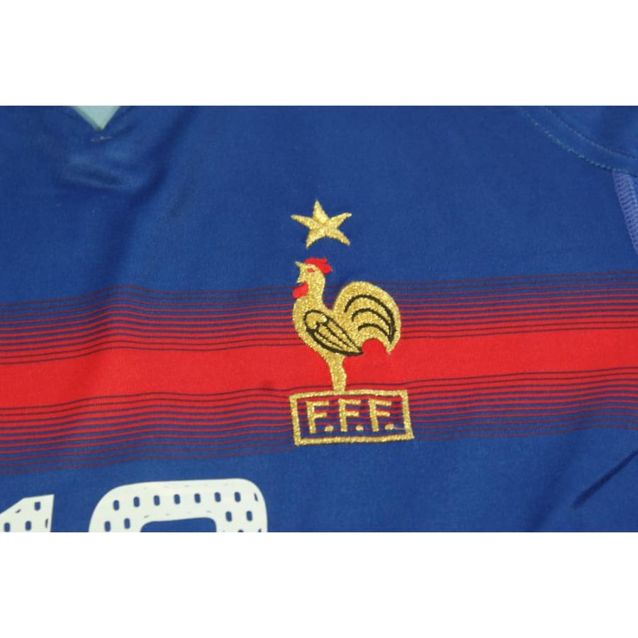 Maillot France vintage domicile N°10 ZIDANE 2004-2005 - Adidas - Equipe de France