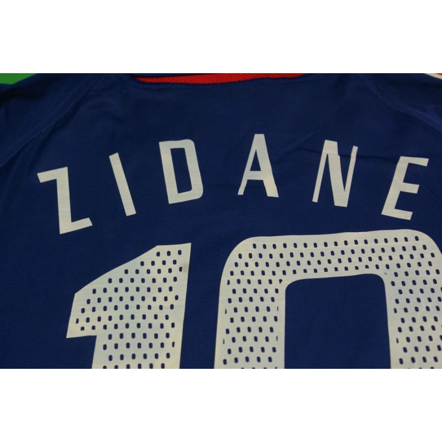 Maillot France vintage domicile N°10 ZIDANE 2004-2005 - Adidas - Equipe de France