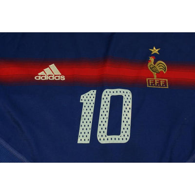 Maillot France vintage domicile N°10 ZIDANE 2004-2005 - Adidas - Equipe de France