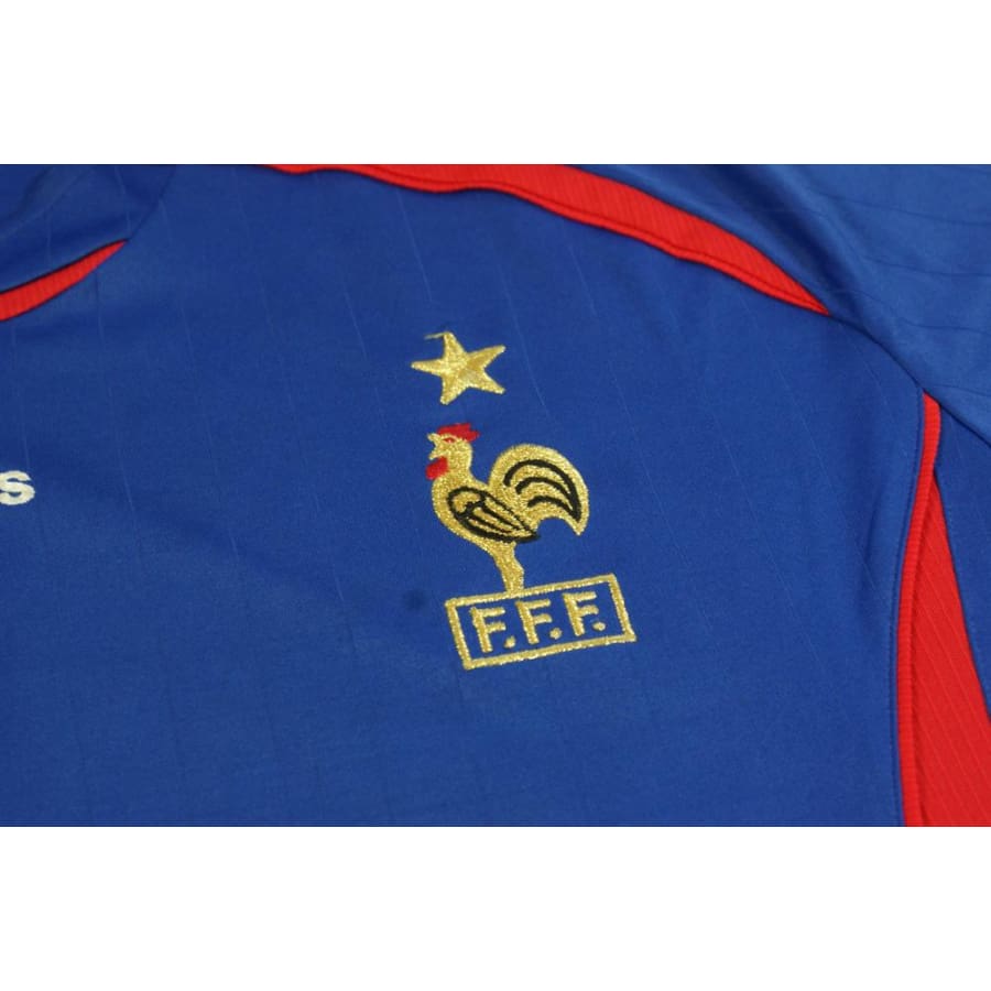 Maillot France vintage domicile N°10 ZIDANE 2006-2007 - Adidas - Equipe de France