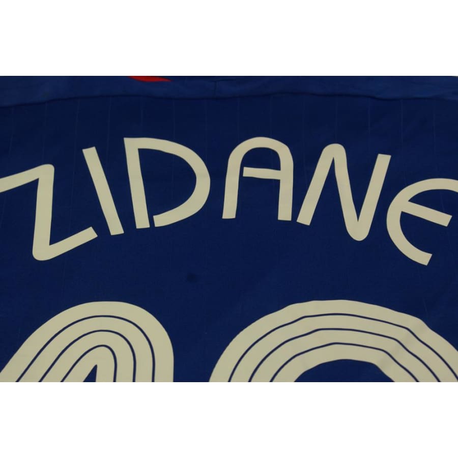 Maillot France vintage domicile N°10 ZIDANE 2006-2007 - Adidas - Equipe de France