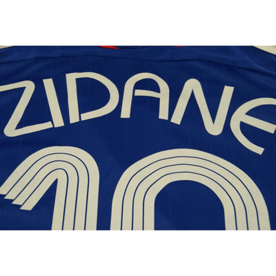 Maillot France vintage domicile N°10 ZIDANE 2006-2007 - Adidas - Equipe de France