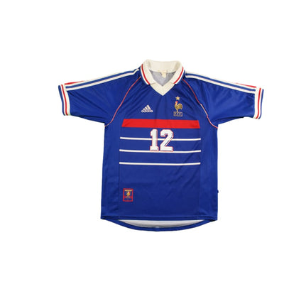 Maillot France vintage domicile N°12 HENRY 1998-1999 - Adidas - Equipe de France