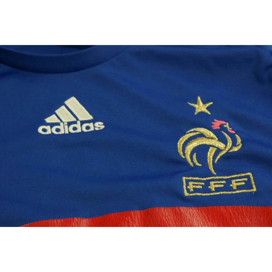 Maillot France vintage domicile N°22 RIBERY 2008-2009 - Adidas - Equipe de France