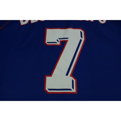 Maillot France vintage domicile N°7 DESCHAMPS 1998-1999 - Adidas - Equipe de France