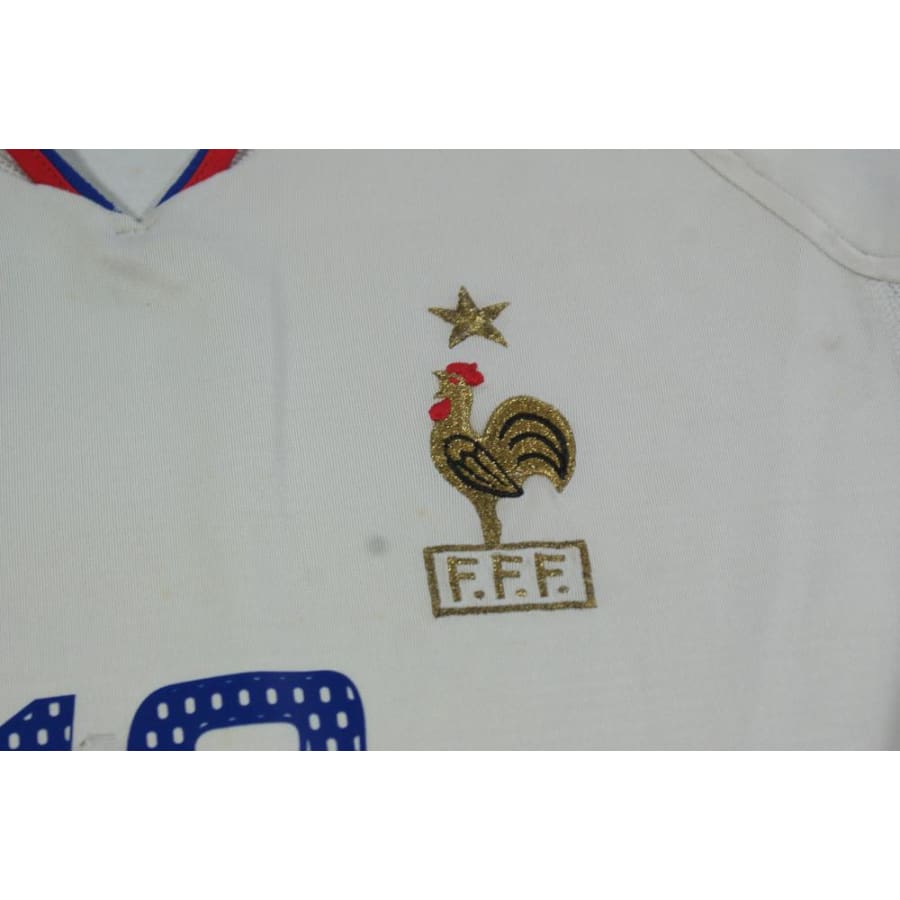 Maillot France vintage extérieur N°10 ZIDANE 2004-2005 - Adidas - Equipe de France