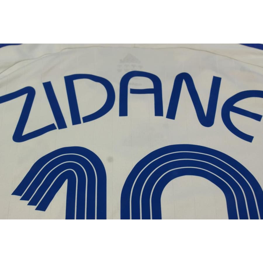 Maillot France vintage extérieur N°10 ZIDANE 2006-2007 - Adidas - Equipe de France