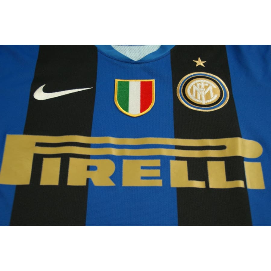 Maillot Inter Milan vintage domicile #8 IBRAHIMOVIC 2008-2009 - Nike - Inter Milan