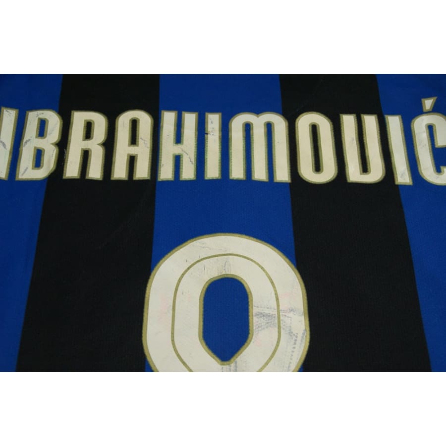 Maillot Inter Milan vintage domicile #8 IBRAHIMOVIC 2008-2009 - Nike - Inter Milan