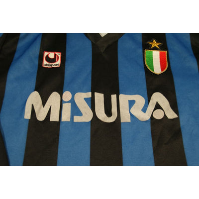 Maillot Inter Milan vintage domicile supporter réplique années 1980 - Uhlsport - Inter Milan