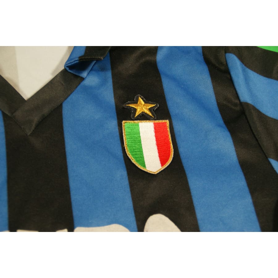 Maillot Inter Milan vintage domicile supporter réplique années 1980 - Uhlsport - Inter Milan