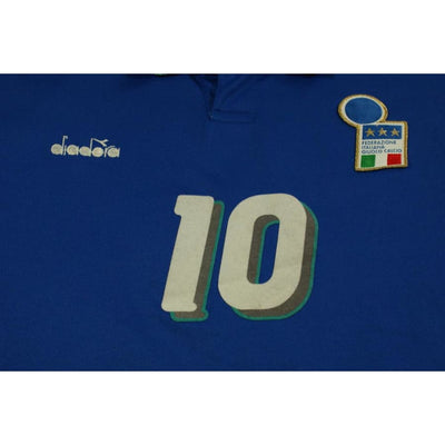 Maillot Italie vintage domicile N°10 R.BAGGIO 1994-1995 - Diadora - Italie