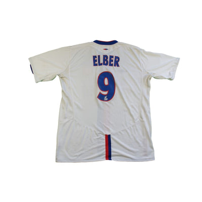 Maillot Lyon vintage domicile N°9 ELBER 2004-2005 - Umbro - Olympique Lyonnais