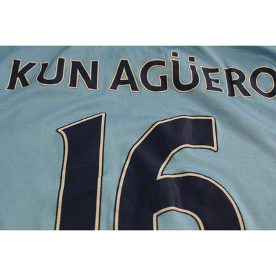 Maillot Manchester City domicile N°16 KUN AGUERO 2013-2014 - Nike - Manchester City