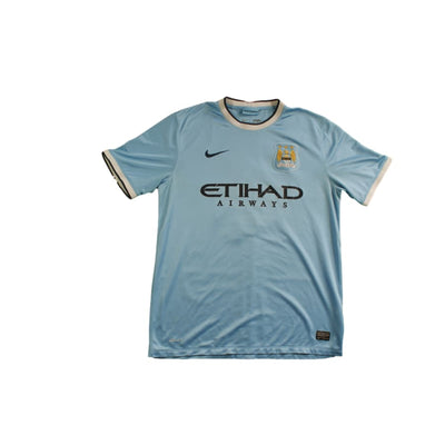 Maillot Manchester City domicile N°16 KUN AGUERO 2013-2014 - Nike - Manchester City