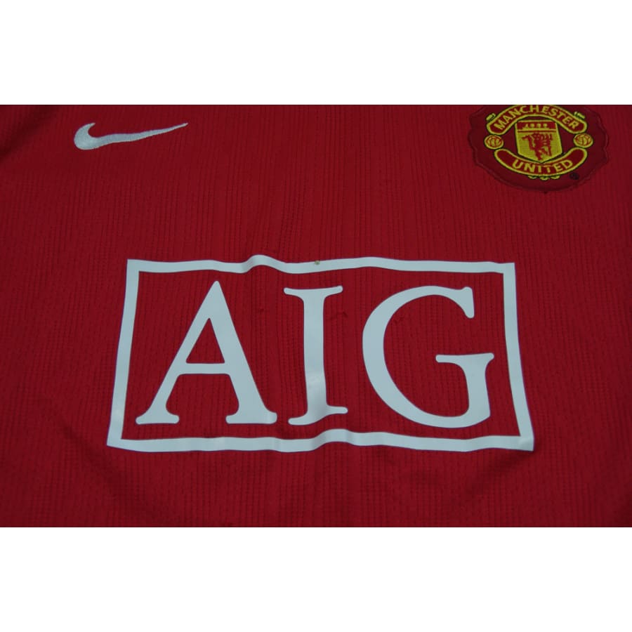 Maillot Manchester United vintage domicile #17 NANI 2007-2008 - Nike - Manchester United