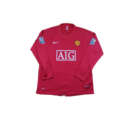 Maillot Manchester United vintage domicile #17 NANI 2007-2008 - Nike - Manchester United
