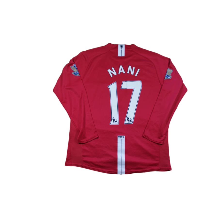 Maillot Manchester United vintage domicile #17 NANI 2007-2008 - Nike - Manchester United