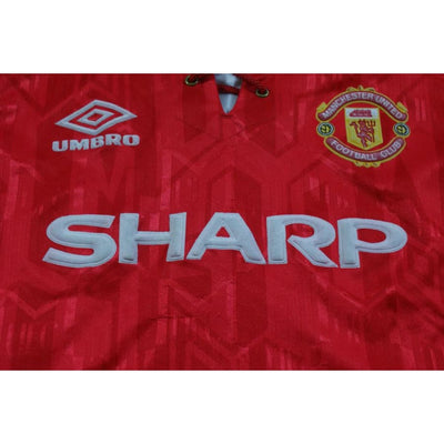 Maillot Manchester United vintage domicile enfant N°7 1992-1993 - Umbro - Manchester United