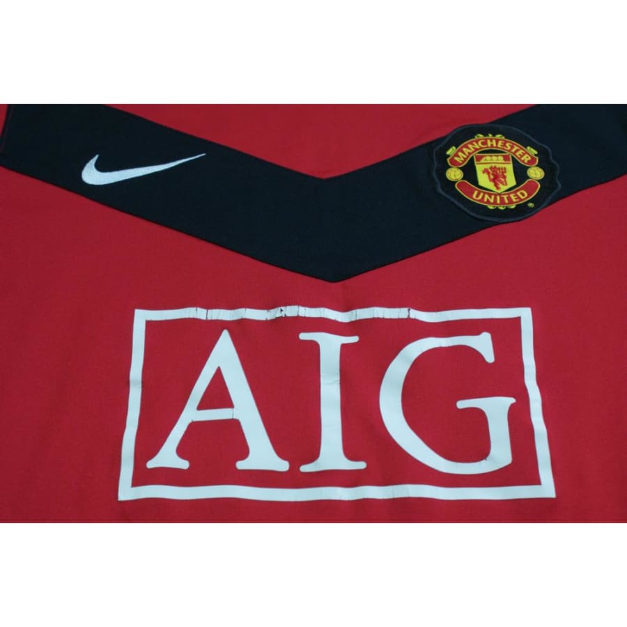 Maillot Manchester United vintage domicile N°62 MIKAIL 2009-2010 - Nike - Manchester United