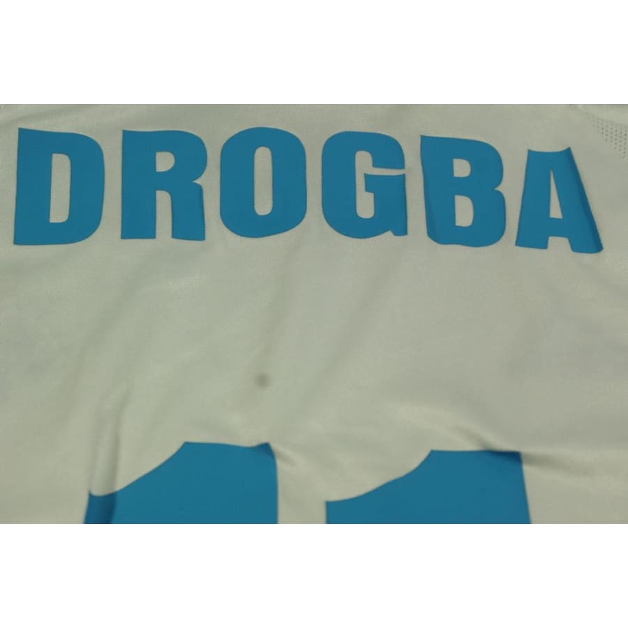 Maillot Marseille rétro domicile N°11 DROGBA 2003-2004 - Adidas - Olympique de Marseille