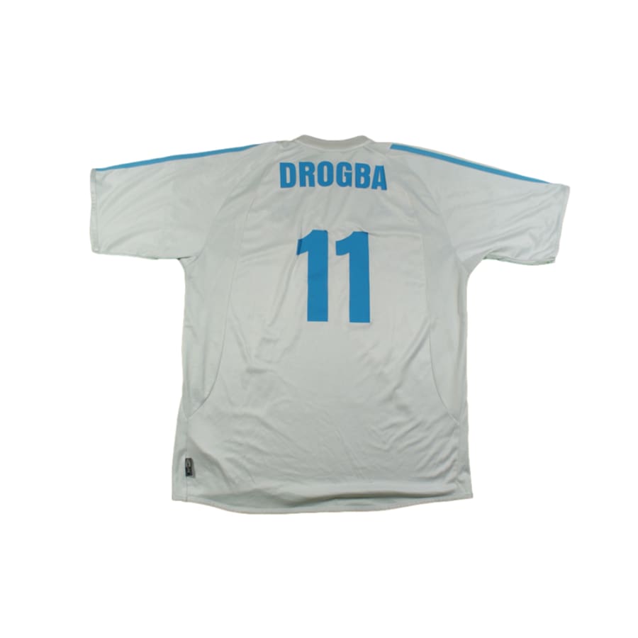 Maillot Marseille rétro domicile N°11 DROGBA 2003-2004 - Adidas - Olympique de Marseille