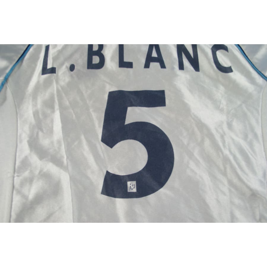 Maillot Marseille vintage domicile #5 L.BLANC 1998-1999 - Adidas - Olympique de Marseille