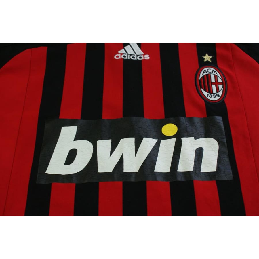 Maillot Milan AC vintage domicile N°22 KAKA 2007-2008 - Adidas - Milan AC