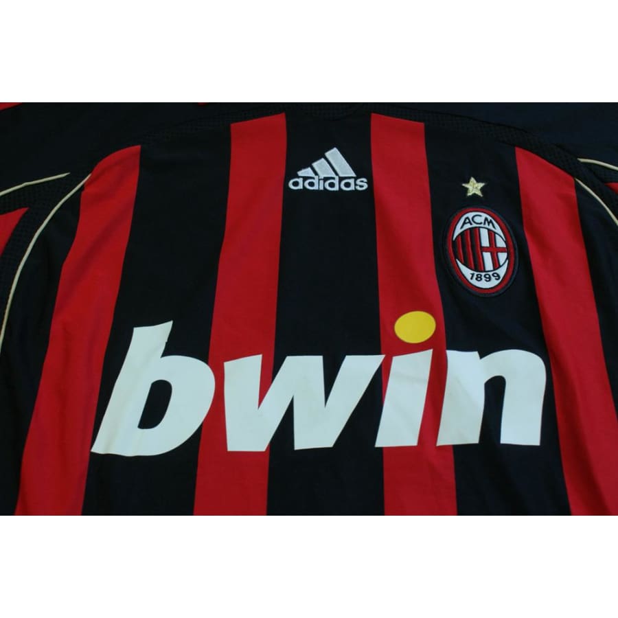 Maillot Milan AC vintage domicile N°40 VINCENT 2006-2007 - Adidas - Milan AC