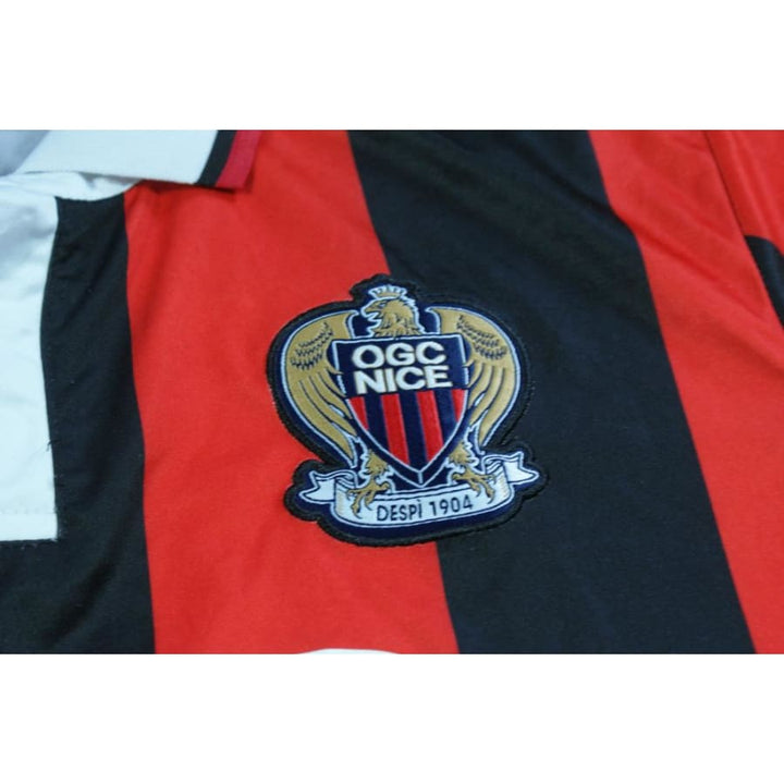 OGC Nice Away football shirt 2017 - 2018. Sponsored by Mutuelles du Soleil OGC Nice Away football shirt 2017 - 2018. Sponsored by Mutuelles du Soleil