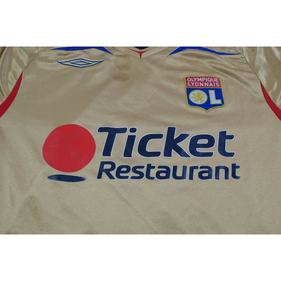 Maillot OL vintage extérieur N°8 JUNINHO 2007-2008 - Umbro - Olympique Lyonnais