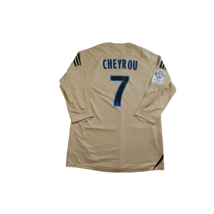 Maillot OM rétro third N°7 CHEYROU 2008-2009 - Adidas - Olympique de Marseille