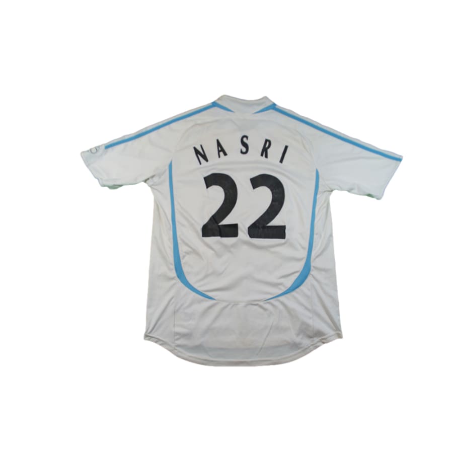 Maillot OM vintage domicile #22 NASRI 2006-2007 - Adidas - Olympique de Marseille