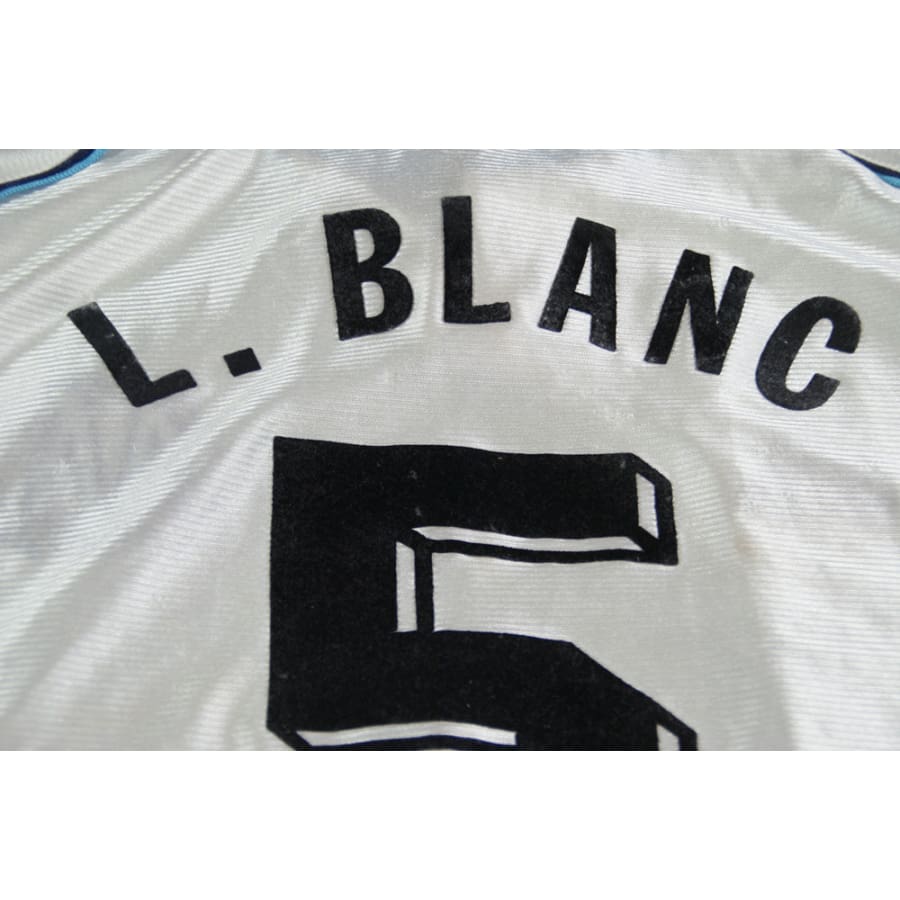 Maillot OM vintage domicile #5 L.BLANC 1998-1999 - Adidas - Olympique de Marseille